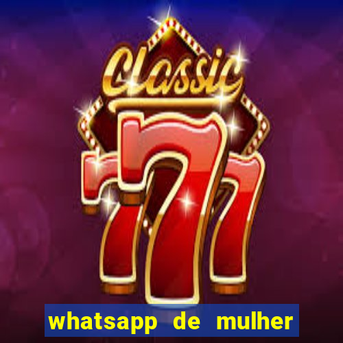 whatsapp de mulher de programa